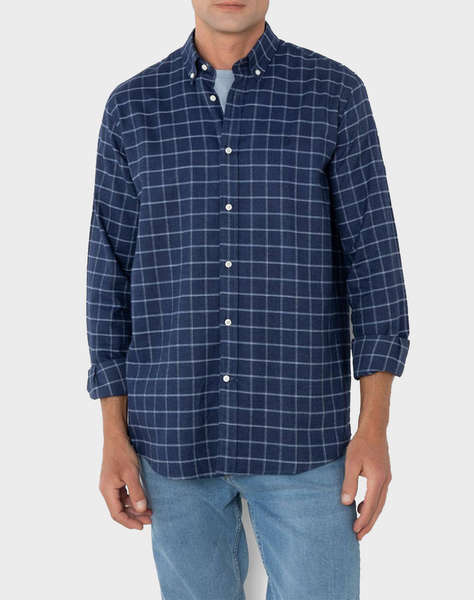 THE BOSTONIANS CAMASA COPLEY REGULAR FIT BigCheck FLANNEL Button-down Regular FIT