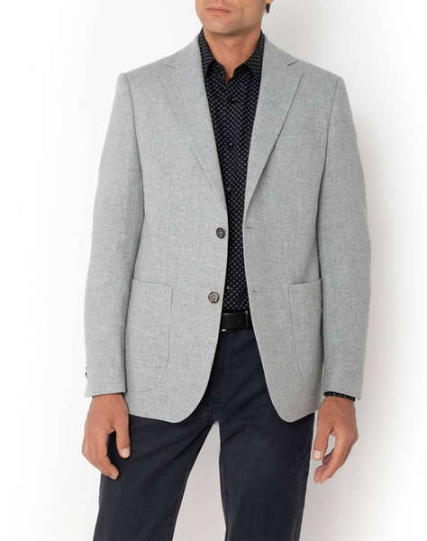 THE BOSTONIANS SACOU TWILL HERRINGBONE REGULAR FIT