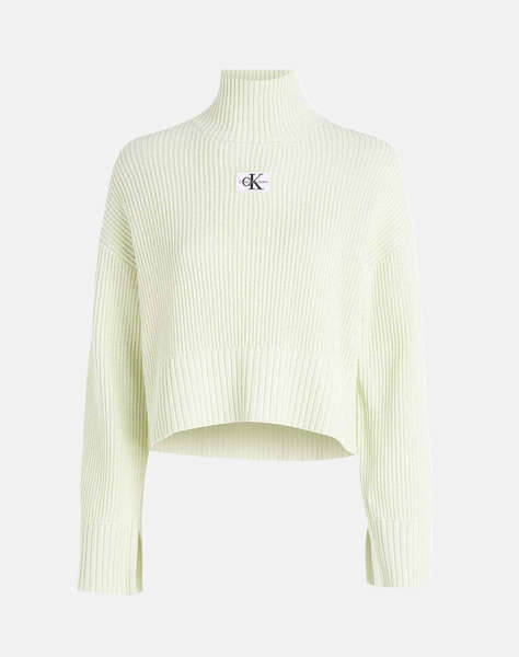 CALVIN KLEIN LABEL CHUNKY SWEATER