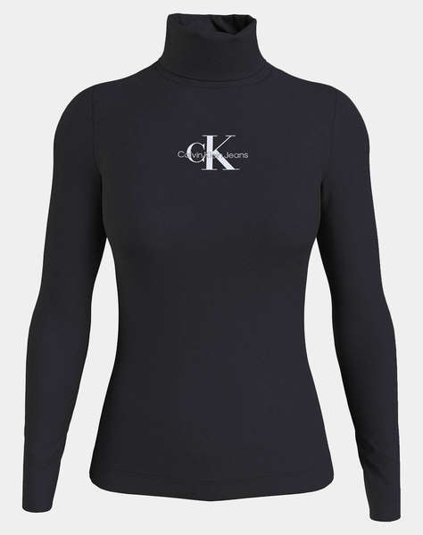 CALVIN KLEIN MONOLOGO RIB ROLL NECK