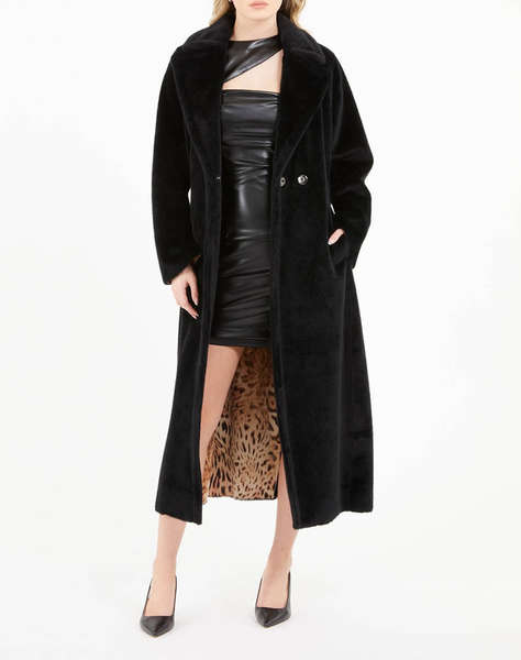 GUESS ADA LONG FAUX FUR CO GEACA DE DAMA