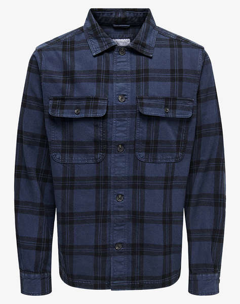 ONLY&SONS ONSOLIVER TWILL OVERDYE OVERSHIRT BF