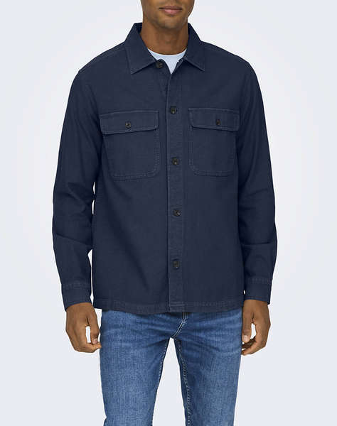 ONLY&SONS ONSOLIVER TWILL OVERDYE OVERSHIRT BF