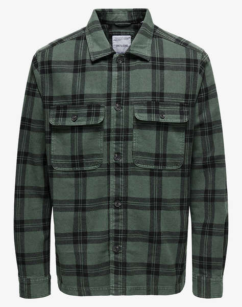 ONLY&SONS ONSOLIVER TWILL OVERDYE OVERSHIRT BF