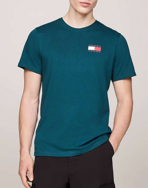 TOMMY JEANS TJM SLIM ESSENTIAL FLAG TEE EXT