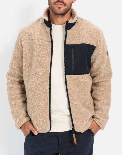 CAMEL ACTIVE Hanorac/Jacheta full zip sherpa fleece