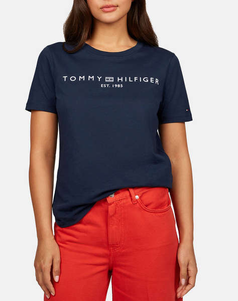 TOMMY HILFIGER REG CORP LOGO C-NK SS