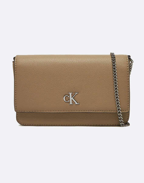 CALVIN KLEIN JEANS MINIMAL MONOGRAM EW FLAP PH/CB19 (Dimensiuni: 19 x 12 x 4cm.)