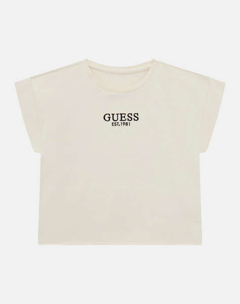 GUESS CROP SS T-SHIRT BLUZA DE COPII GIRL