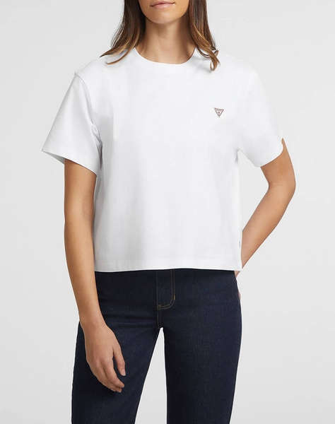 GUESS JEANS GJ SS CN BOXY MINI T - ORGANIC COTTON 160GSM BLUZA W