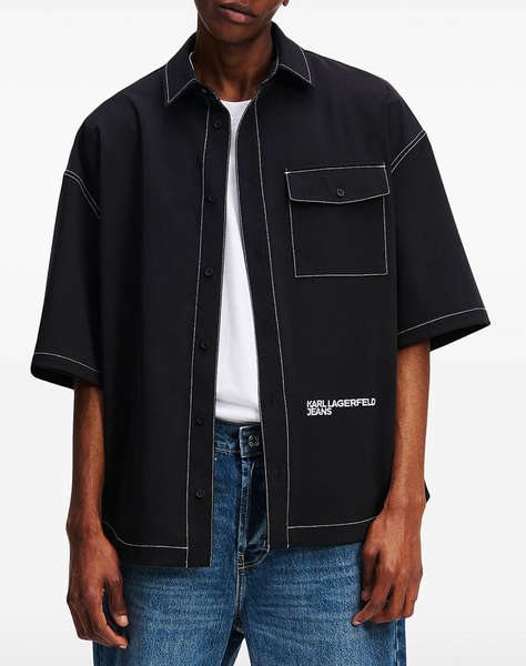 KARL LAGERFELD KLJ SSLV RELAXED SHIRT