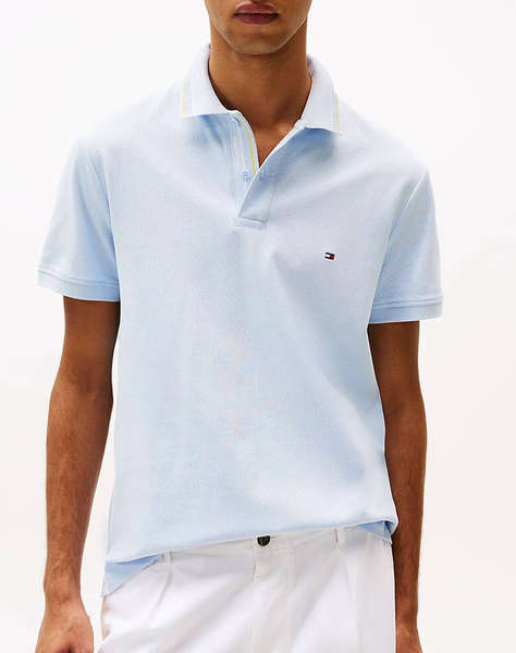 TOMMY HILFIGER PLACKET INTEREST REG POLO