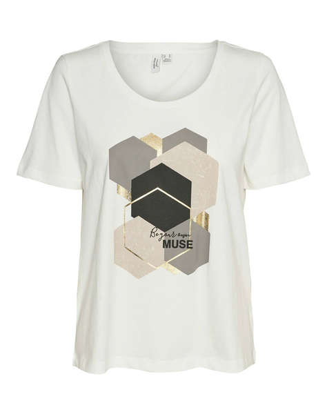 VERO MODA VMVISLANA S/S O-NECK T-SHIRT JRS BTQ GA