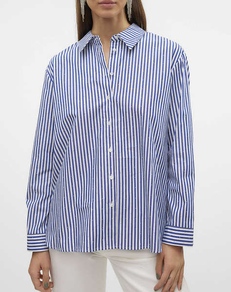 VERO MODA VMINGE STONE LS SHIRT WVN