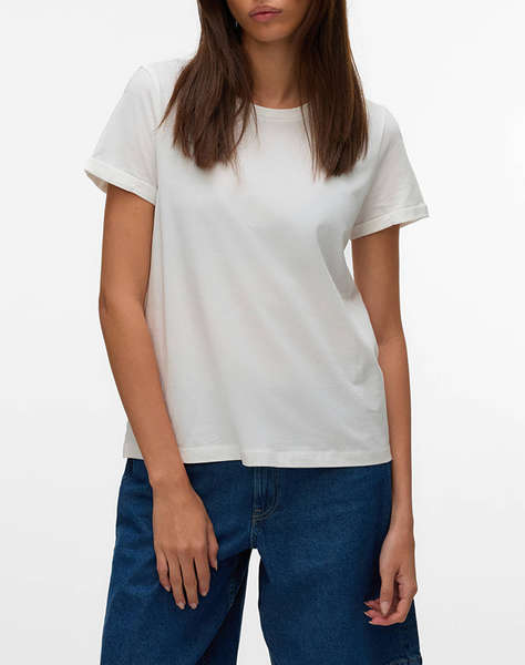 VERO MODA VMBLAIR S/S O-NECK T-SHIRT JRS BTQ GA