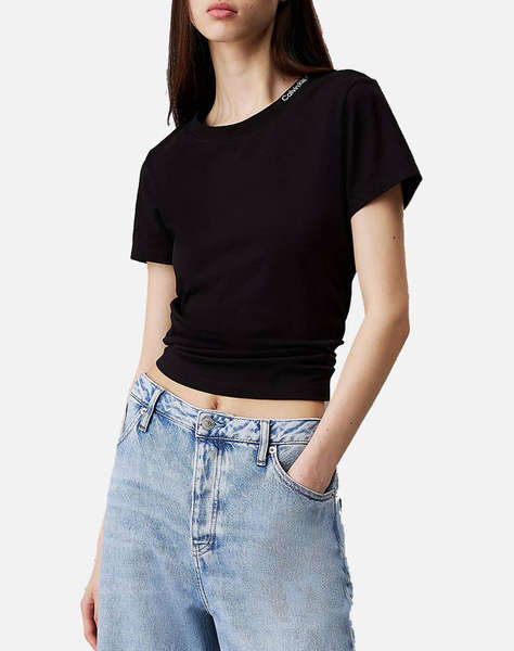 CALVIN KLEIN JEANS LOGO ELASTIC T-SHIRT