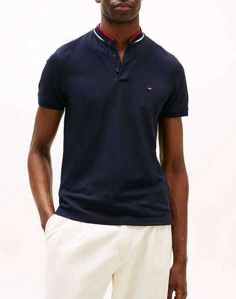 TOMMY HILFIGER MAO RWB TIPPED SLIM POLO