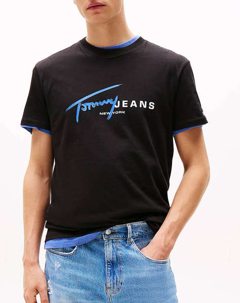 TOMMY JEANS TJM REG SIGNTR DNA TEE EXT