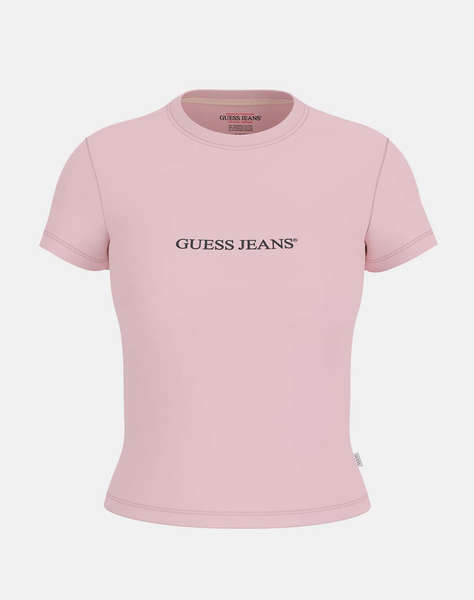 GUESS JEANS GJ SS CN SLIM LOGO PRINT TEE BLUZA DE DAMA