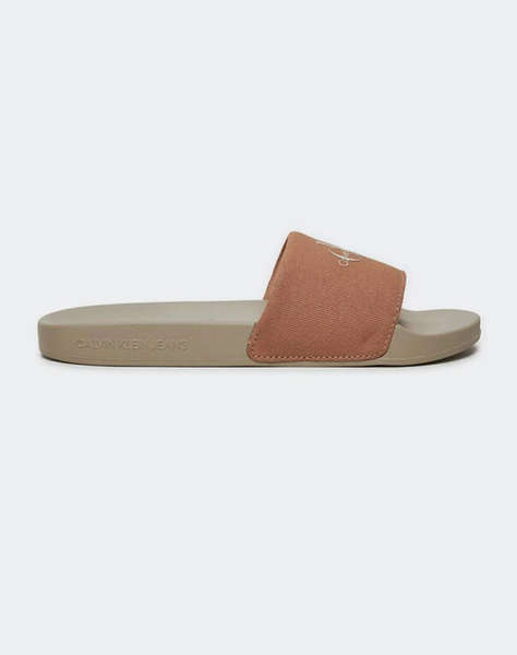 CALVIN KLEIN SLIDE MONOGRAM WMNS