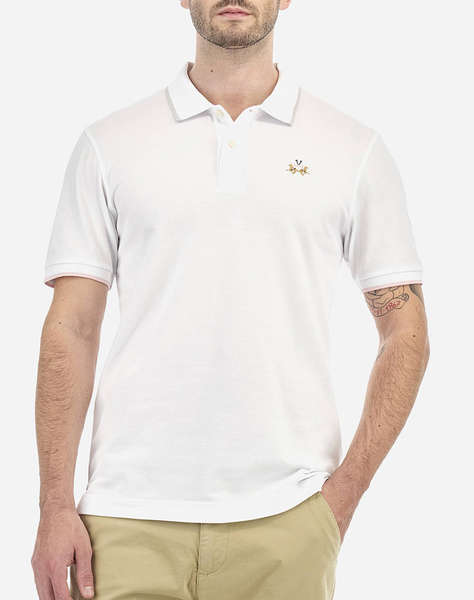 LA MARTINA BLUZA POLO KM MAN POLO S/S PIQUET STRETCH