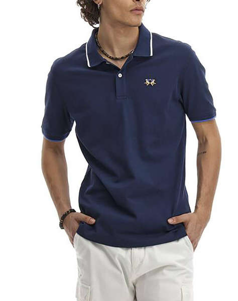 LA MARTINA BLUZA POLO KM MAN POLO S/S PIQUET STRETCH