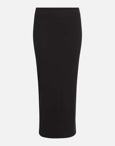 CALVIN KLEIN JEANS WOVEN LABEL RIB SKIRT