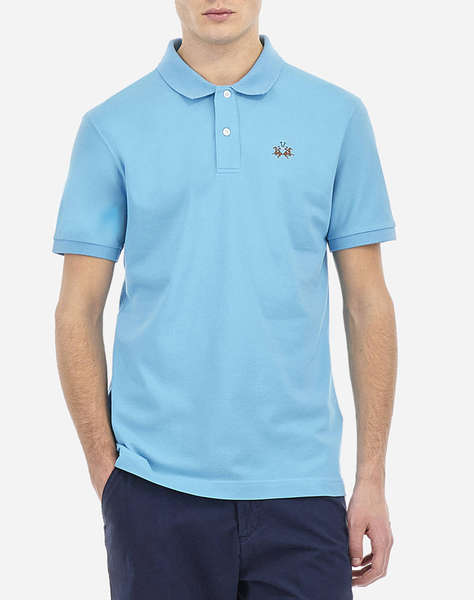 LA MARTINA BLUZA POLO KM MAN S/S POLO PIQUET STRETCH