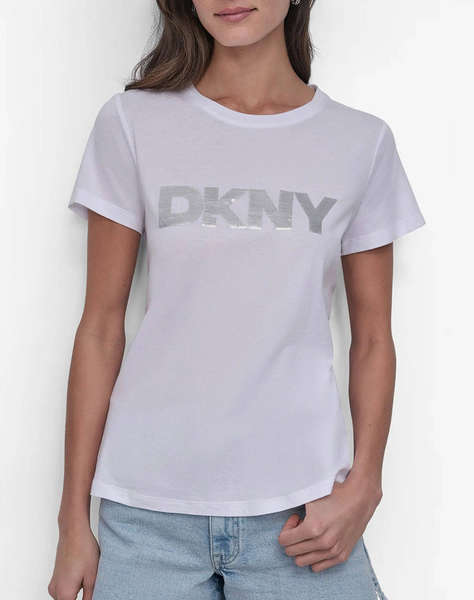 DKNY DJ4T1268 LOGO BLUZA CU MANECA SCURTA DKNY