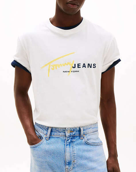 TOMMY JEANS TJM REG SIGNTR DNA TEE EXT