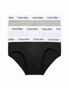 CALVIN KLEIN HIP BRIEF 3PK