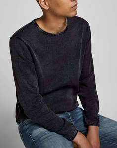 JACK&JONES JJELEO KNIT CREW NECK NOOS