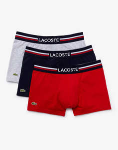 LACOSTE SET 3 LENJERIE INTIMA TRUNK PACK 3 TRUNKS