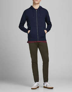 JACK&JONES JJEBASIC SWEAT ZIP HOOD NOOS