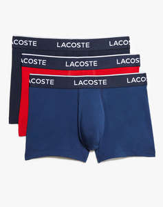 LACOSTE SET 3 LENJERIE INTIMA TRUNK PACK 3 TRUNKS