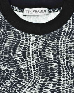 TRUSSARDI 56F002141T006066 SWEATSHIRT ALL OVER COTTON FLEECE BLUZA DE DAMA