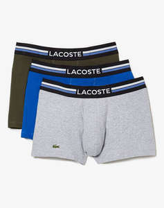 LACOSTE SET 3 LENJERIE INTIMA TRUNK PACK 3 TRUNKS