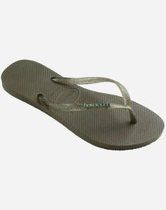 HAVAIANAS SLIM LOGO METALLIC PAPUCI