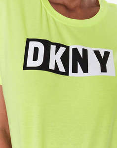 DKNY LOGO BLUZA CU MANECA SCURTA DKNY