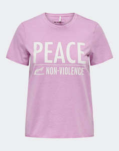 ONLY ONLNON VIOLENCE S/S TOP BOX JRS