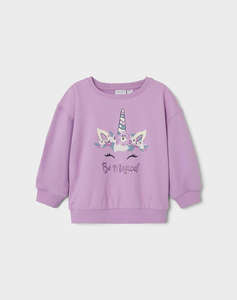 NAME IT NMFVALONA BOXY SWEAT UNB L1