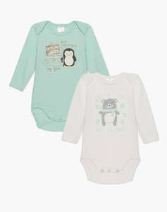 MINERVA BODY BEBE 2PIESE BAIAT NORTH POLE