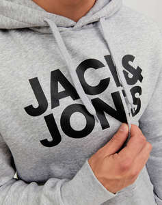 JACK&JONES HANORAC JJECORP LOGO SWEAT HOOD NOOS