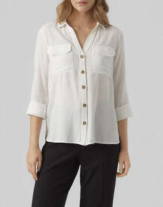 VERO MODA VMBUMPY SHIRT NEW WVN GA NOOS