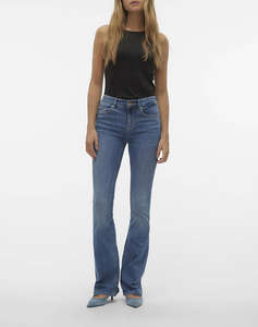 VERO MODA VMFLASH MR FLARED JEANS LI347 GA NOOS