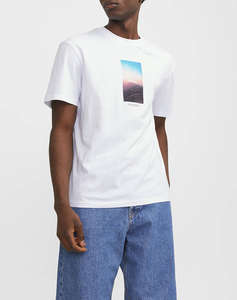 JACK&JONES JORVESTERBRO PICTURE TEE SS CREW NECK SN