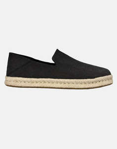 TOMS BLK RCLD CTN CVS MN SANTGO ESP