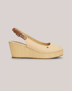 TOMMY HILFIGER ICONIC ELBA SLING BACK WEDGE