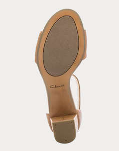 CLARKS Deva Mae Tan Leather