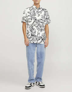 JACK&JONES JORLAFAYETTE AOP SHIRT SS LN